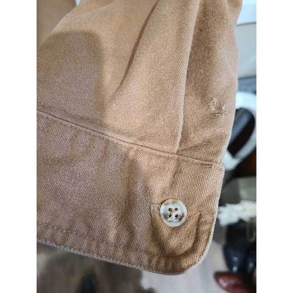 Vintage Eddie Bauer Flannel Shirt Men's SZ  XL button down outdoors heavy weight - Picture 4 of 11